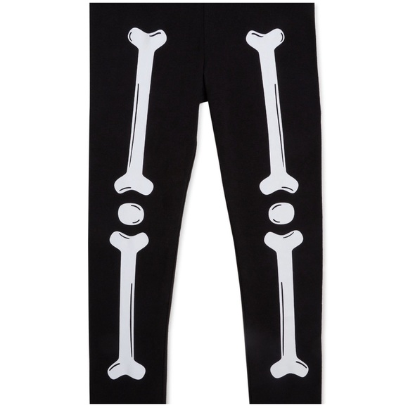 Two Piece Pajama Set Skeleton Print Kids Halloween - Picture 3 of 4